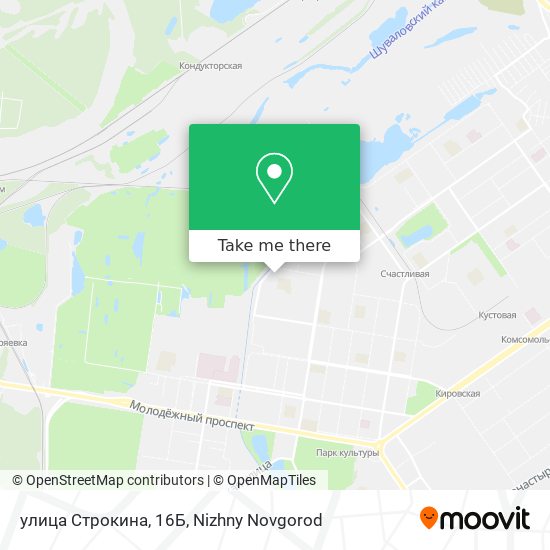 улица Строкина, 16Б map