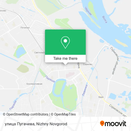 улица Пугачева map