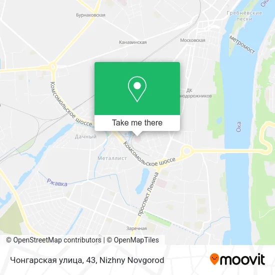 Чонгарская улица, 43 map