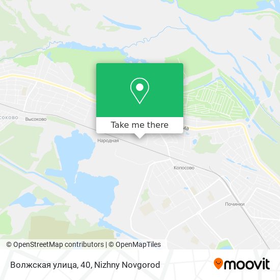 Волжская улица, 40 map