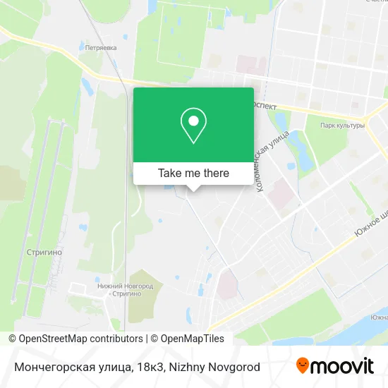 Мончегорская улица, 18к3 map