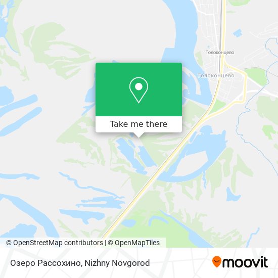 Озеро Рассохино map