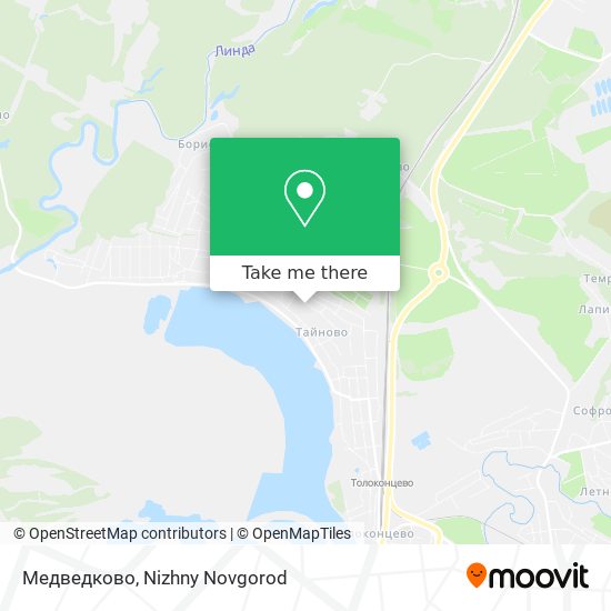 Медведково map