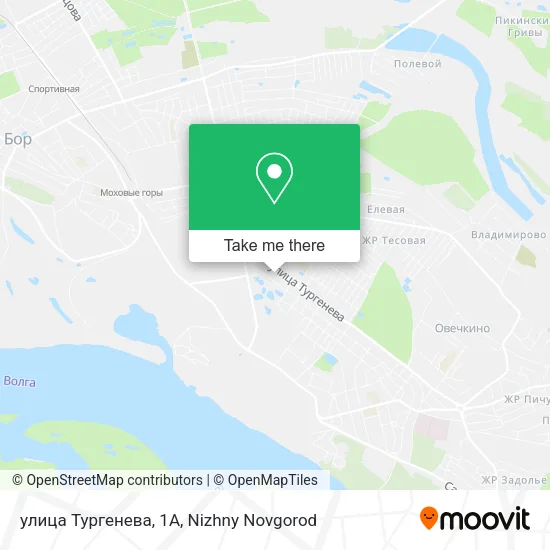 улица Тургенева, 1А map