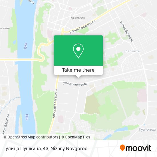 улица Пушкина, 43 map