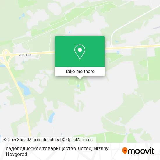 садоводческое товарищество Лотос map