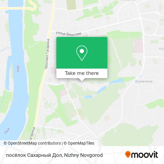 посёлок Сахарный Дол map