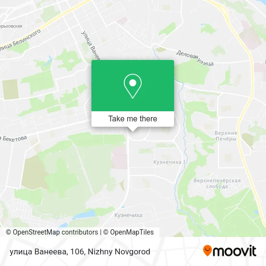 улица Ванеева, 106 map