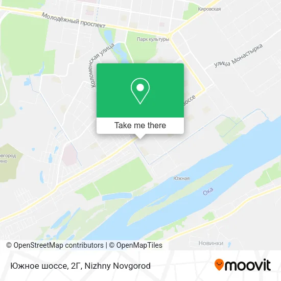 Южное шоссе, 2Г map