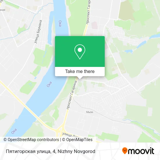 Пятигорская улица, 4 map