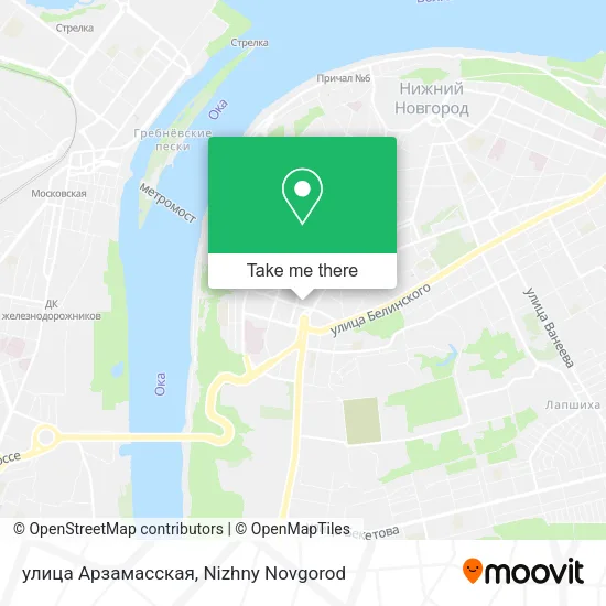 улица Арзамасская map