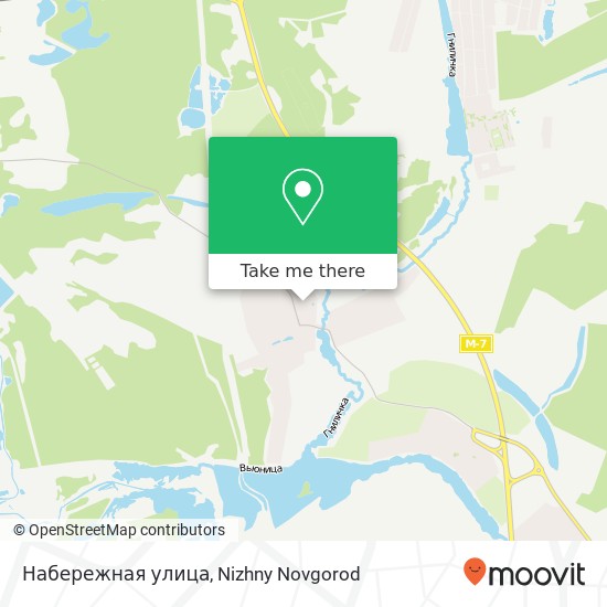 Набережная улица map