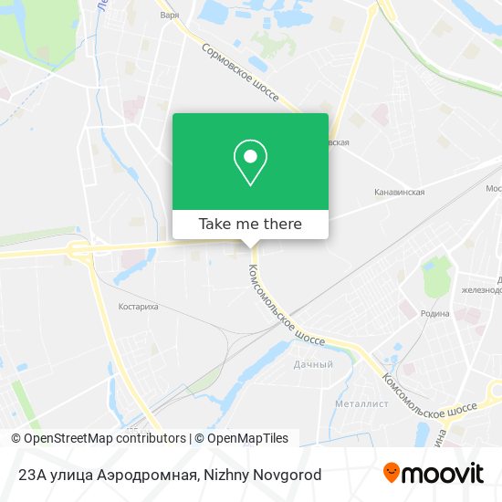 23А улица Аэродромная map