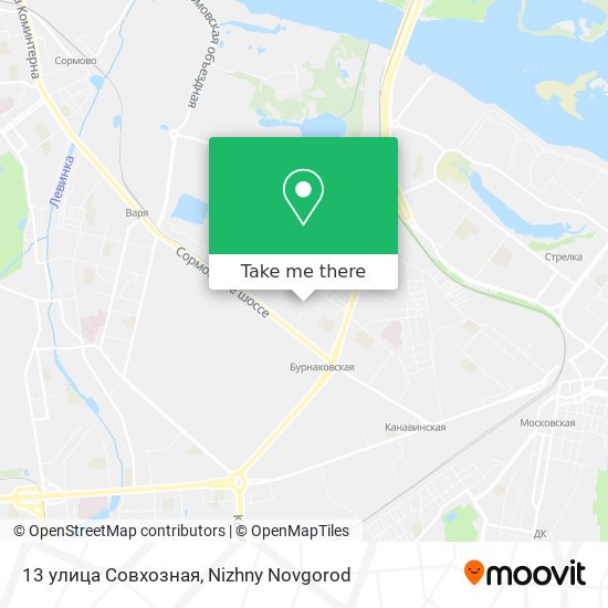 13 улица Совхозная map