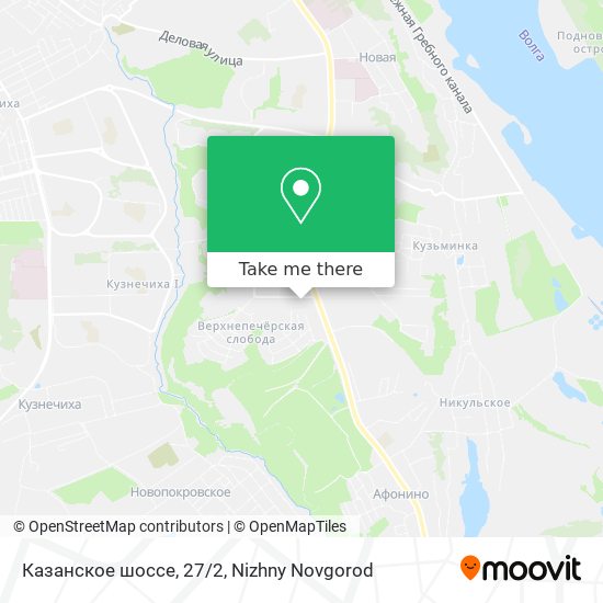 Казанское шоссе, 27/2 map