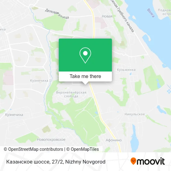 Казанское шоссе, 27/2 map