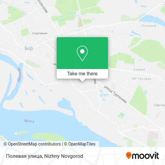 Полевая улица map