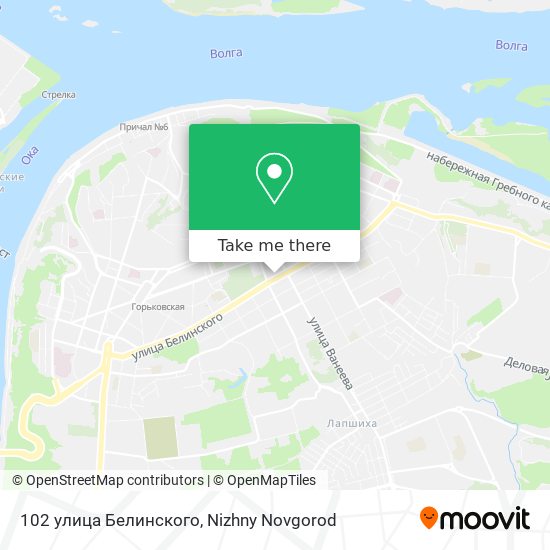 102 улица Белинского map