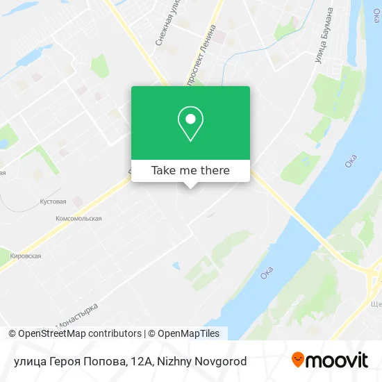 улица Героя Попова, 12А map