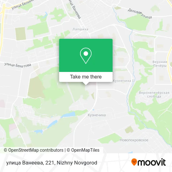 улица Ванеева, 221 map
