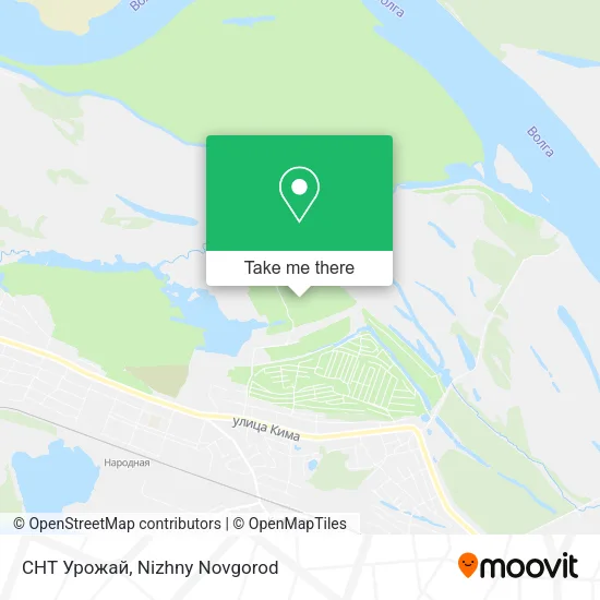 СНТ Урожай map