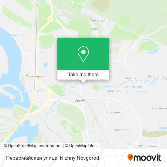 Первомайская улица map