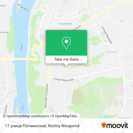 17 улица Почаинская map