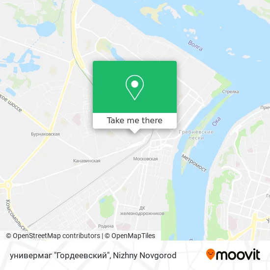 универмаг "Гордеевский" map