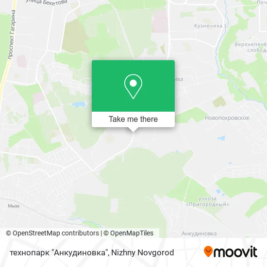 технопарк "Анкудиновка" map