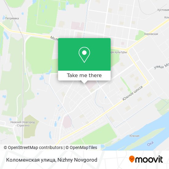 Коломенская улица map