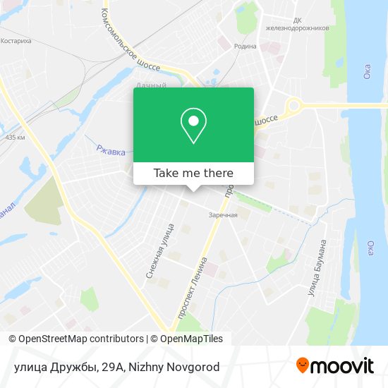 улица Дружбы, 29А map