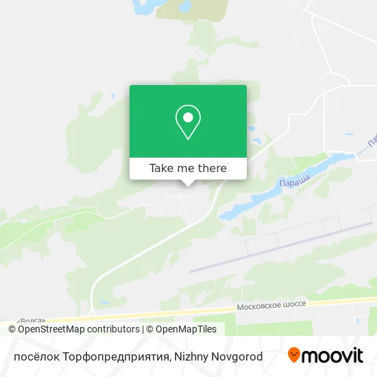 посёлок Торфопредприятия map