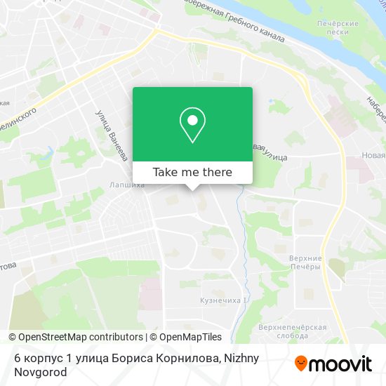 6 корпус 1 улица Бориса Корнилова map