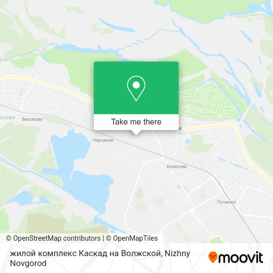 жилой комплекс Каскад на Волжской map