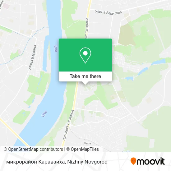 микрорайон Караваиха map