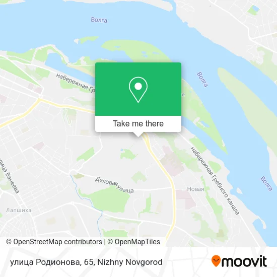 улица Родионова, 65 map