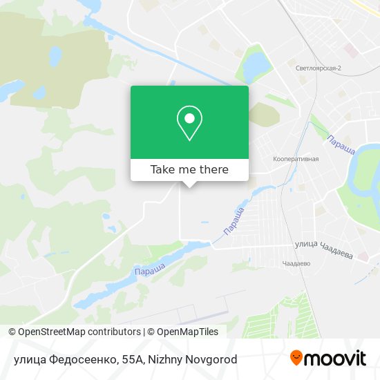 улица Федосеенко, 55А map