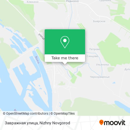 Завражная улица map