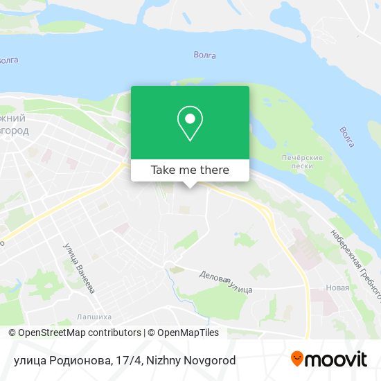 улица Родионова, 17/4 map