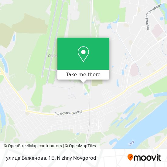 улица Баженова, 1Б map