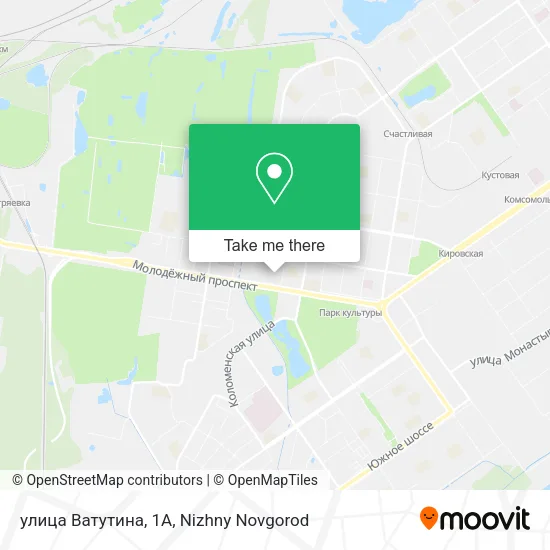 улица Ватутина, 1А map