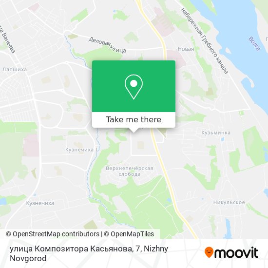 улица Композитора Касьянова, 7 map