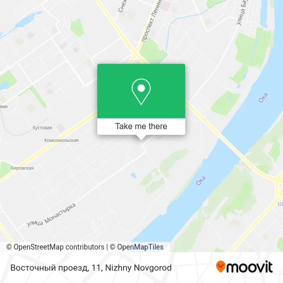 Восточный проезд, 11 map