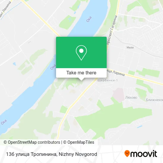 13б улица Тропинина map