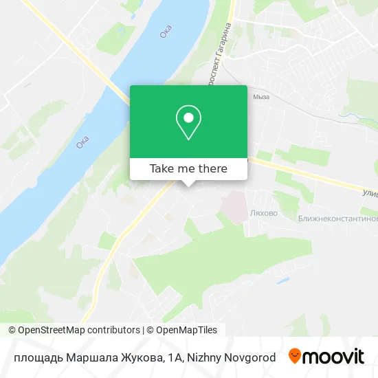 площадь Маршала Жукова, 1А map