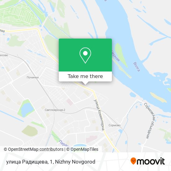 улица Радищева, 1 map
