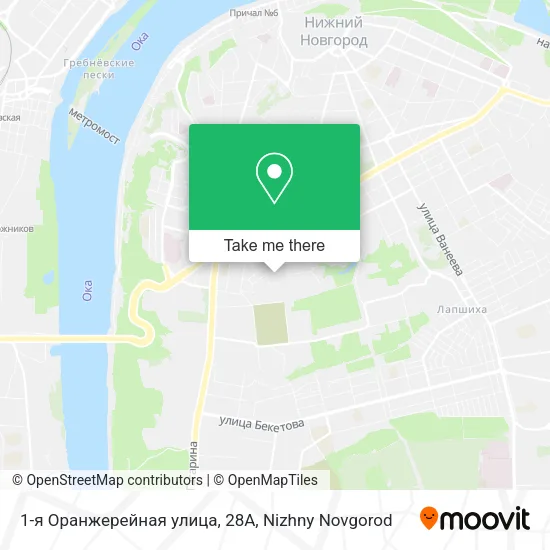 1-я Оранжерейная улица, 28А map