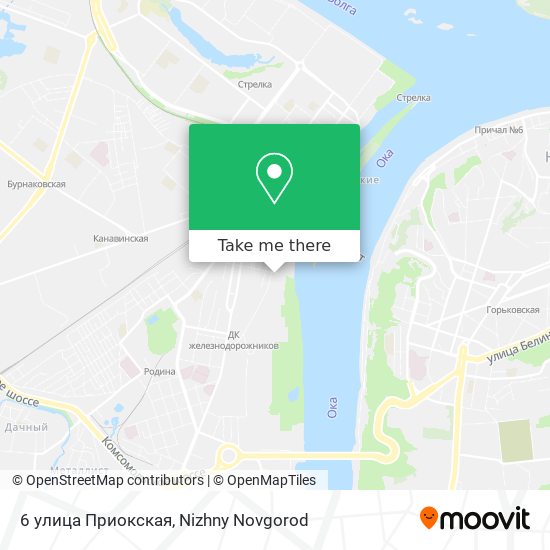 6 улица Приокская map
