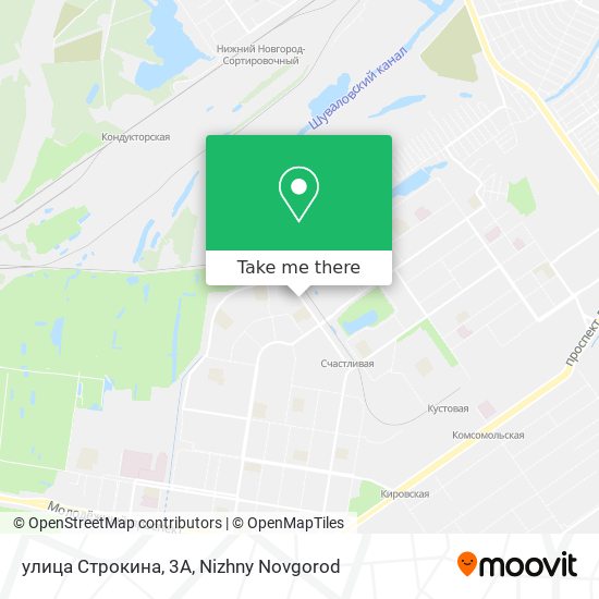улица Строкина, 3А map
