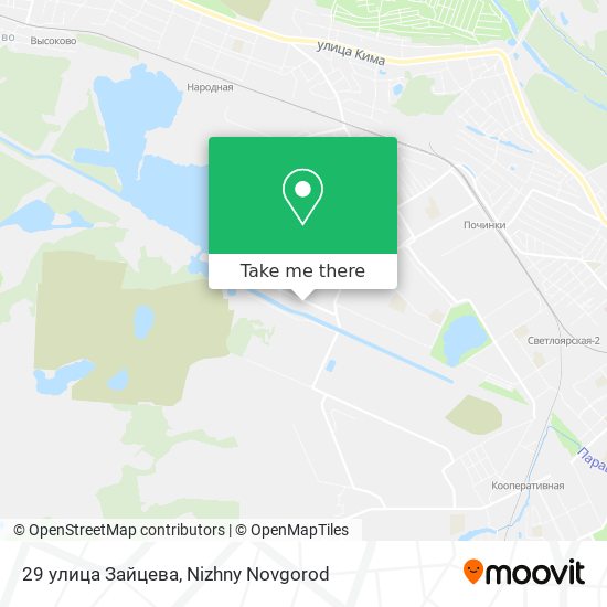 29 улица Зайцева map